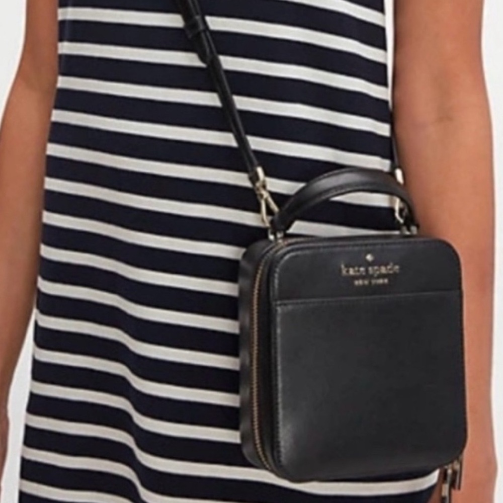 Kate Spade Black Square Crossbody Bag